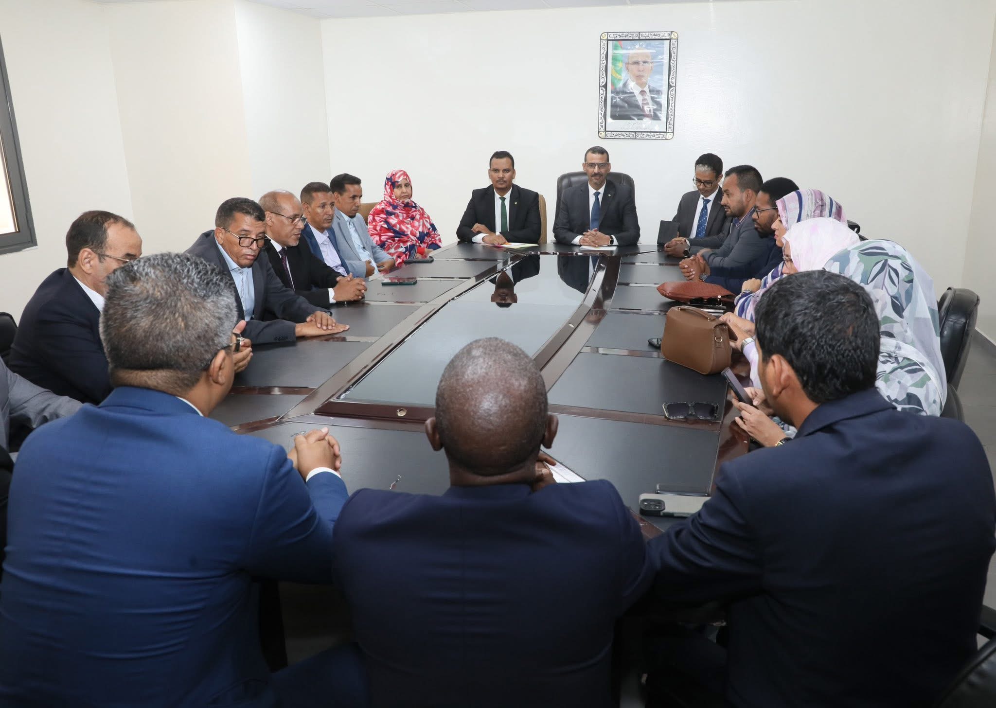 وزير الثقافة يستقبل المكتب التنفيذي الجديد لنقابة الصحفيين الموريتانيين