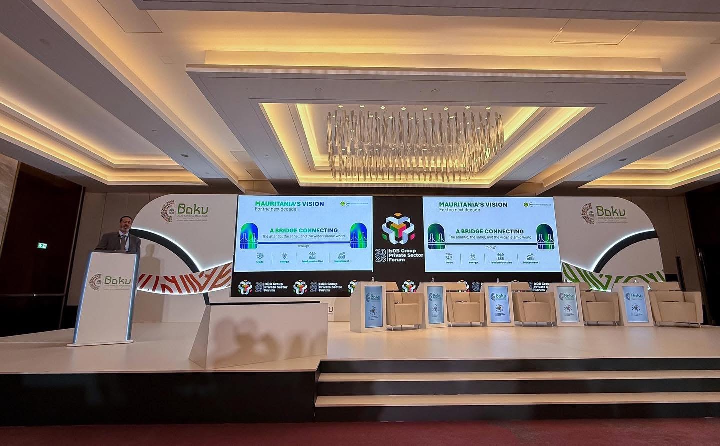 موريتانيا تروج لمشاريعها الاستثمارية أمام رجال الأعمال والمؤسسات المالية في باكو