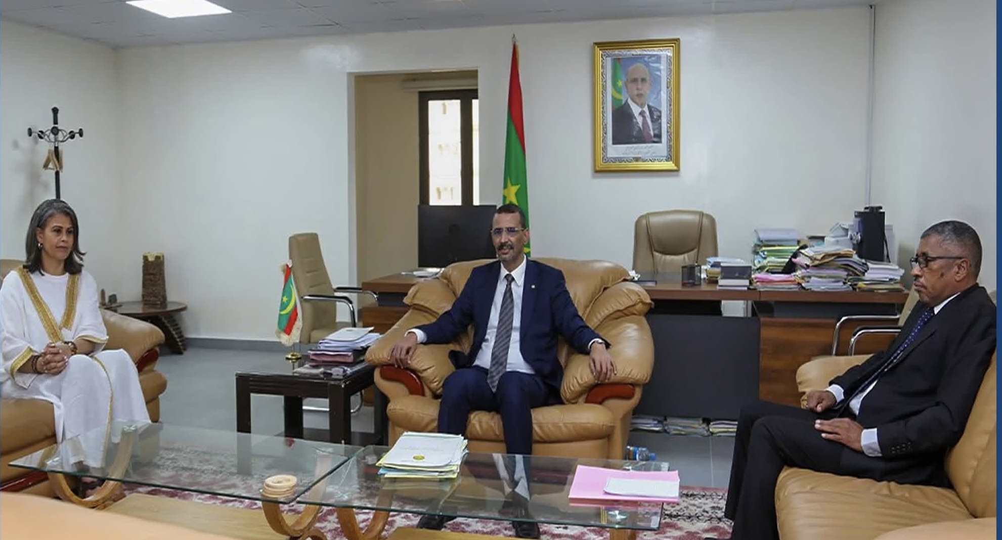 وزير الثقافة يلتقي ممثلة المنظمة الدولية للفرانكوفونية لشمال افريقيا السيدة حواء