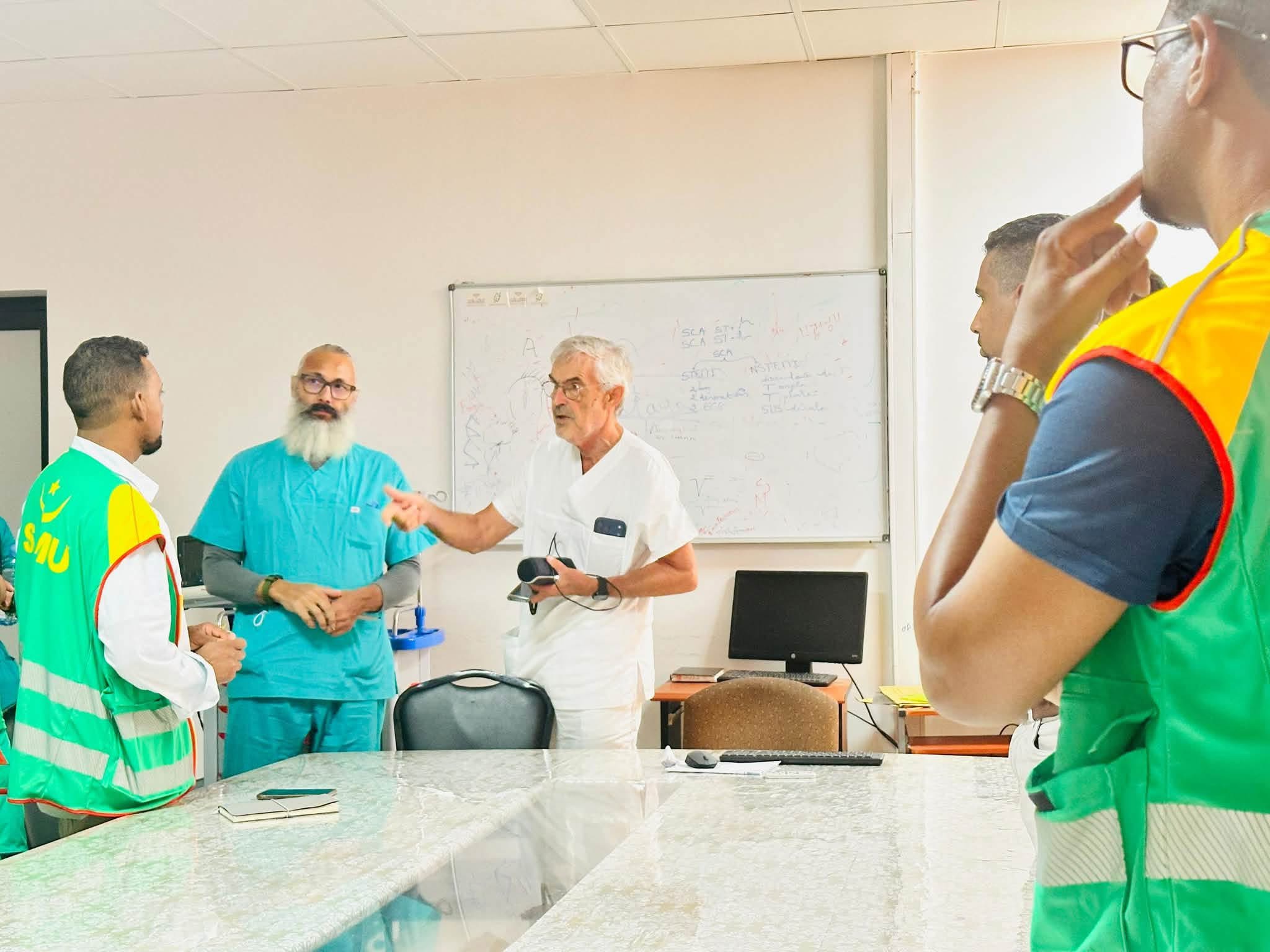 البعثة الطبية الإيطالية تواصل برنامجها التكويني بالمركز الوطني لأمراض القلب