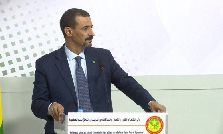 ولد مدو: المؤتمر الصحفي للرئيس أكد نهج الانفتاح وحرية طرح الأسئلة