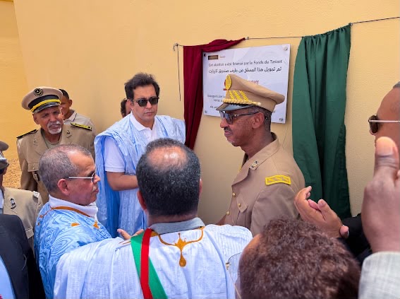 والي إنشيري ورئيس الجهة يشرفان على تسليم سوق ومسلخة عصريين في بنشاب بتمويل من «تازيازت» بقيمة 169 مليون أوقية قديمة