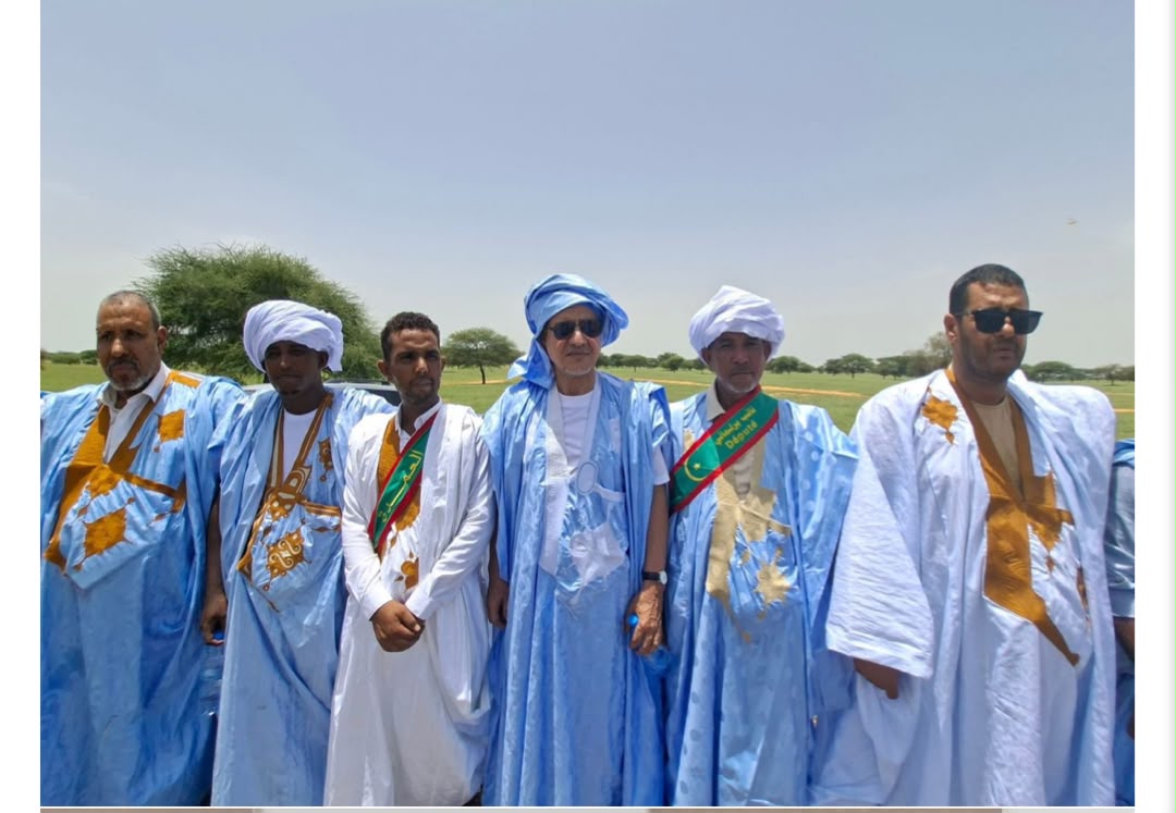 حلف الدكتور الحسن ولد عوان يستقبل بعثة حزب الإنصاف في جكني