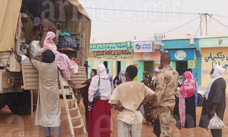 الجيش الوطني يتدخل بعد اجتياح السيول لمدينة تجكجة