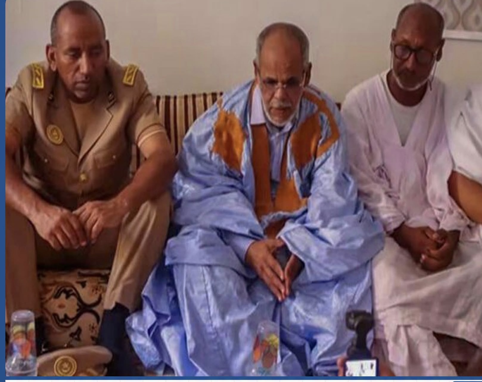 وفد رئاسي يقدم التعازي لأسر وذوي ضحايا حادث انهيار مبنى قيد الإنشاء في مال