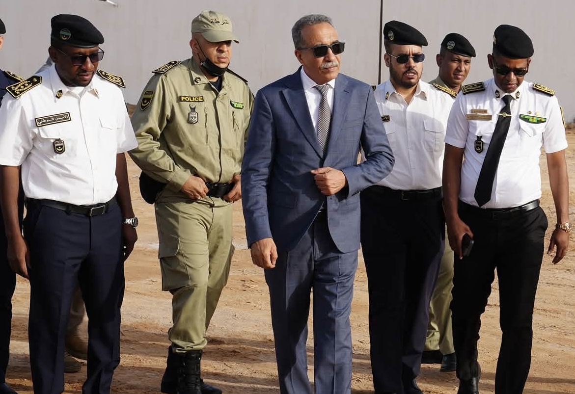 ولد الحريطاني يطلق التمرين النهائي للمرحلة الثالثة من البرنامج التدريبي المخصص لسرايا حفظ النظام في نواكشوط.