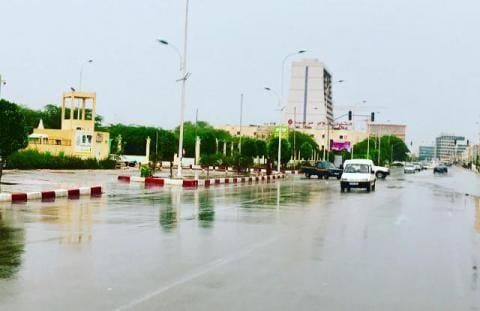 أمطار متفرقة تلامس مناطق من العاصمة نواكشوط